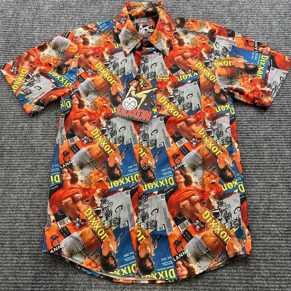 Dixxon Flannel Co Shirt Mens Extra Small Button Up The Artigles Pin Up Girls NWT - Picture 2 of 4